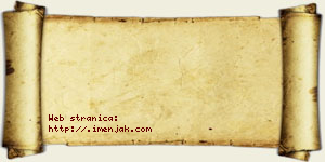 Anđelija Došenović vizit kartica